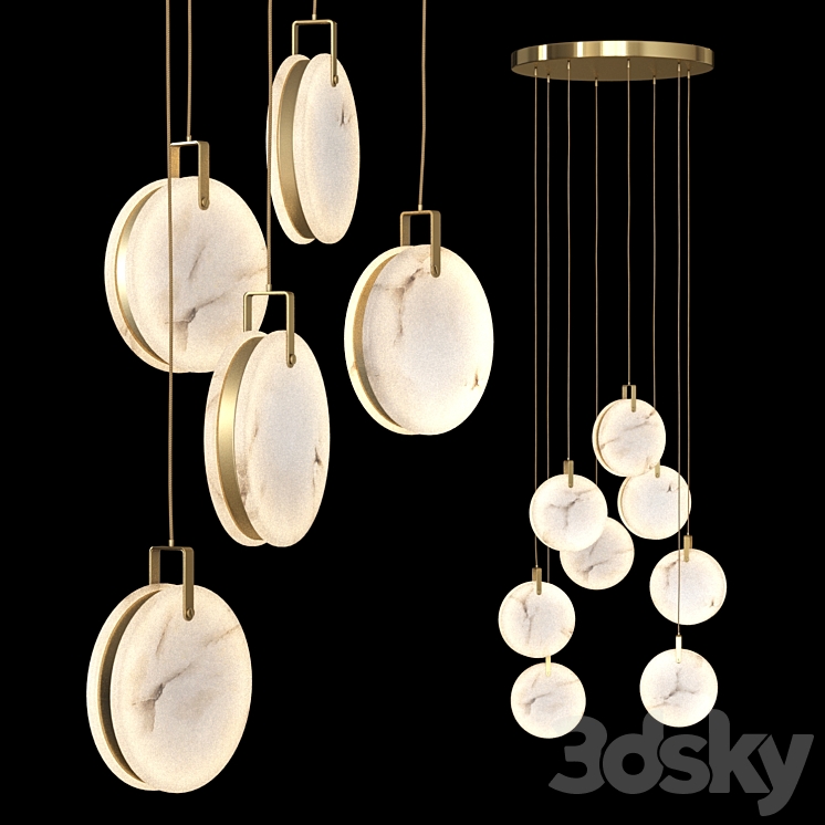 INTEGRATOR IT-1633 chandelier 3DS Max Model - thumbnail 3