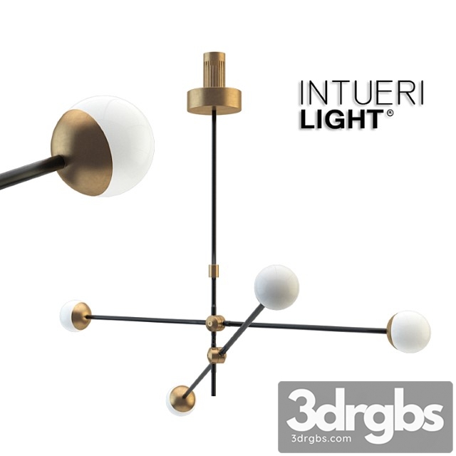 Intueri light si-4 chandelier 3dsmax Download - thumbnail 1