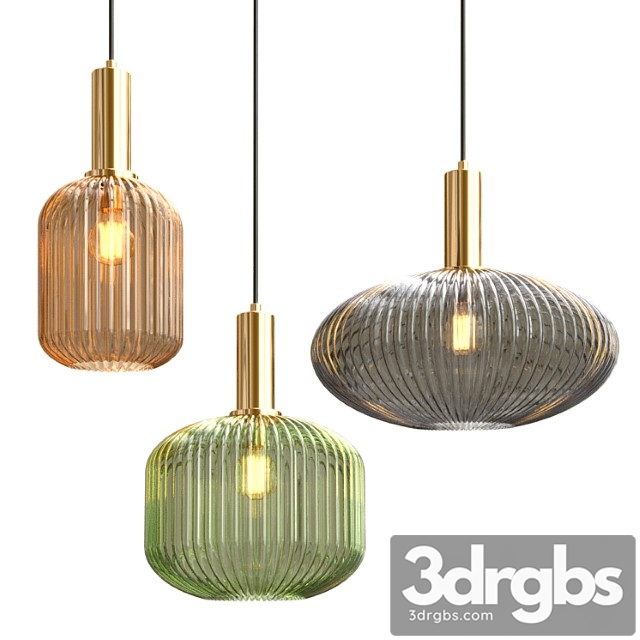 Iris pendant light 3dsmax Download - thumbnail 1