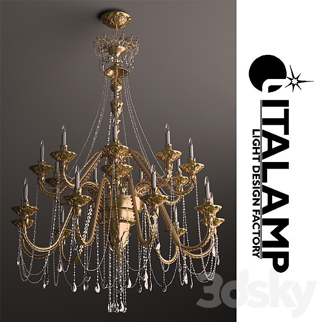 Italamp 2291 SW 18 3DS Max Model - thumbnail 2