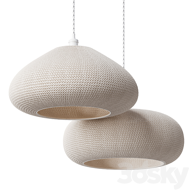 Iza & Yavora Japanese Wabi-Sabi pendant light 3ds Max - thumbnail 2