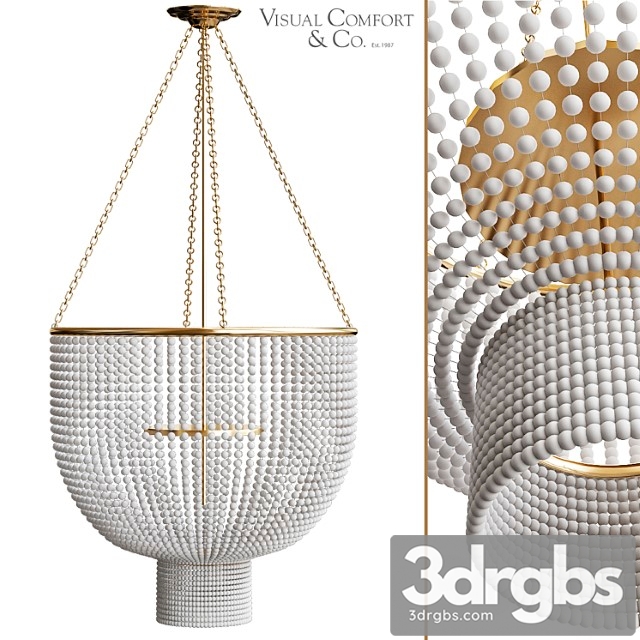 Jacqueline Two Tier Chandelier by Visual Comfort 3dsmax Download - thumbnail 1