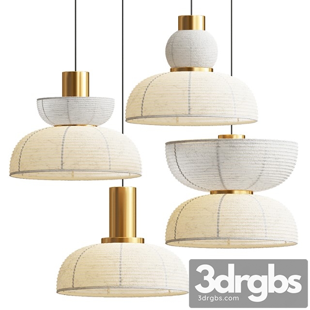 Japanese Pendant Lamp 1 3dsmax Download - thumbnail 1