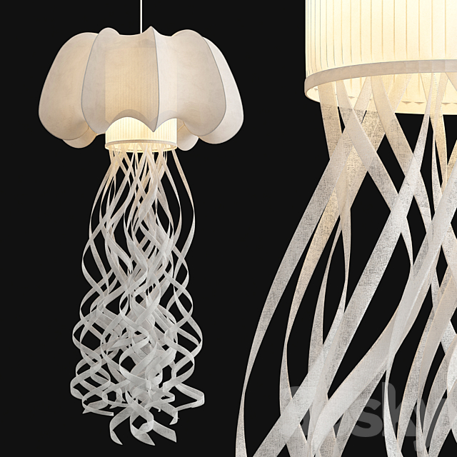 Jellyfish Pendant Light 3DSMax File - thumbnail 2