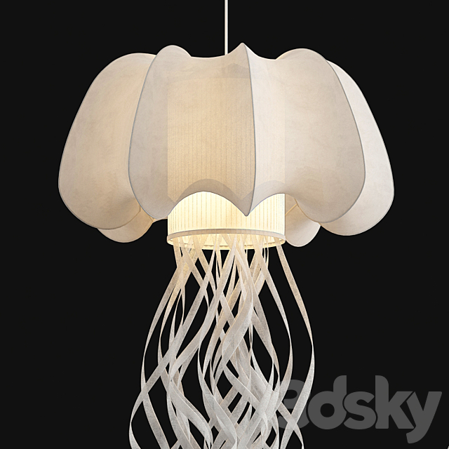 Jellyfish Pendant Light 3DSMax File - thumbnail 3