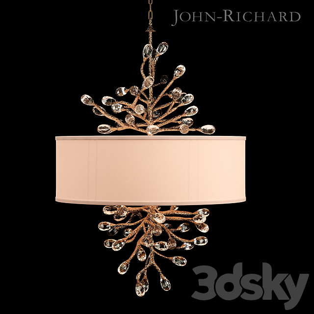 John-Richard Budding Crystal Pendant 3DS Max Model - thumbnail 2