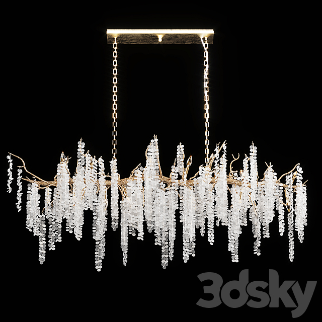 JOHN RICHARD Shiro chandelier 3DSMax File - thumbnail 1