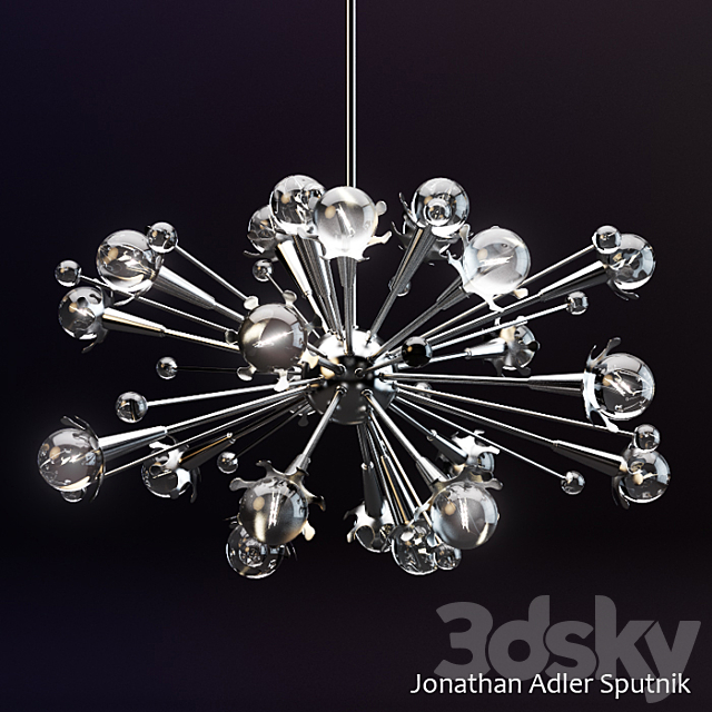 Jonathan Adler Sputnik Large 3DSMax File - thumbnail 1