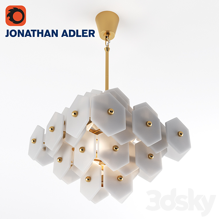 JONATHAN ADLER – Vienna small chandelier 3DS Max Model - thumbnail 1