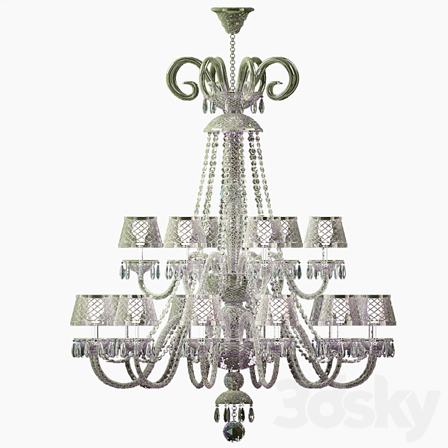 Jumbo Chandeliers Lamp Cha8-BOH \\ 333 3DS Max Model - thumbnail 2