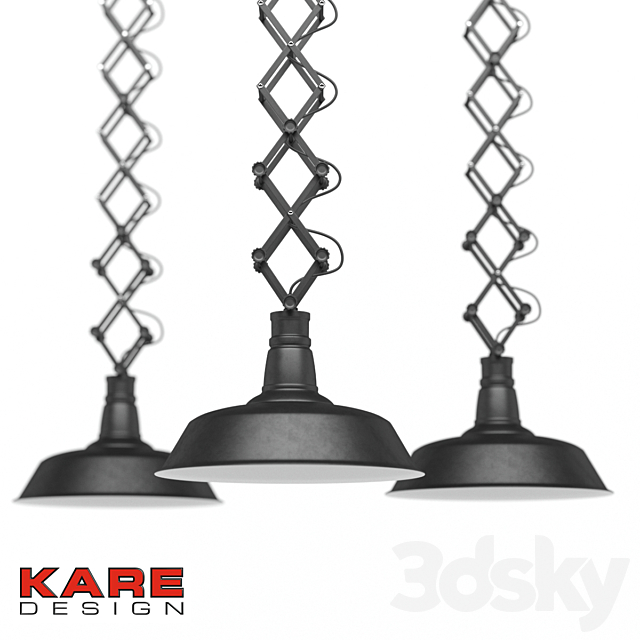 Kare Pendant Lamp Infinity 3DSMax File - thumbnail 1