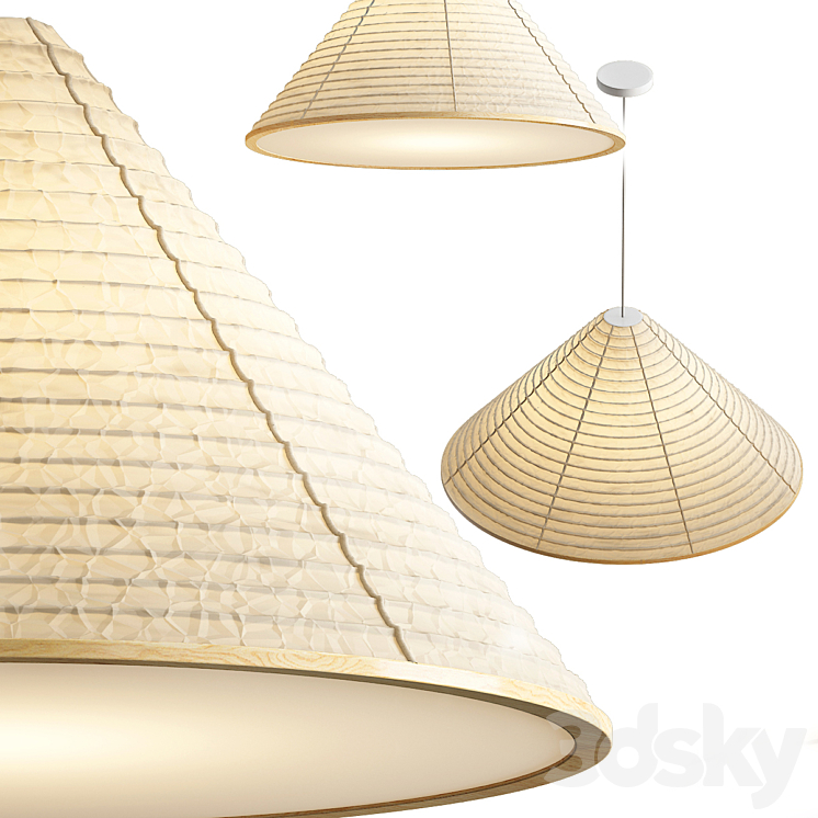 Karimoku Case Pendant light 3DS Max Model - thumbnail 2