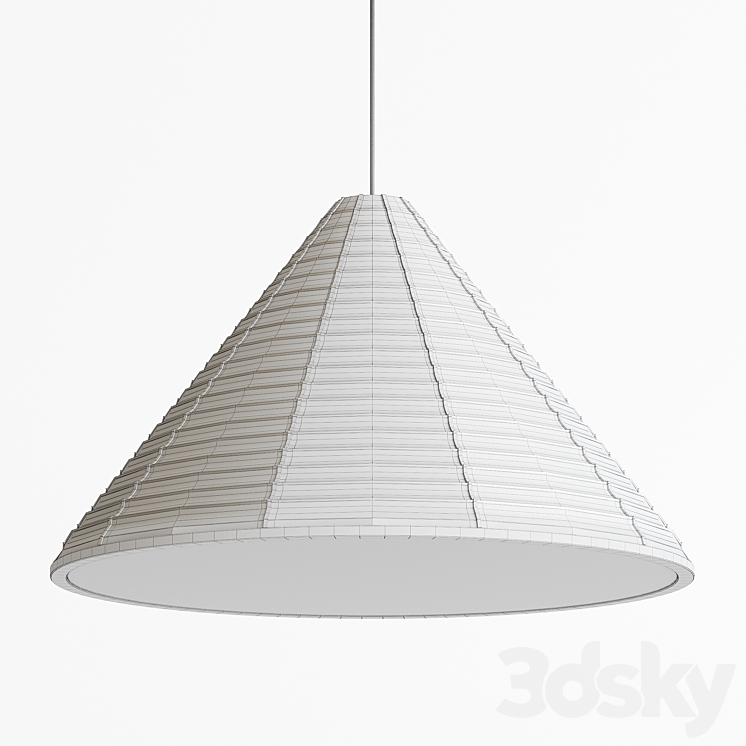 Karimoku Pendant Light 3DS Max Model - thumbnail 2