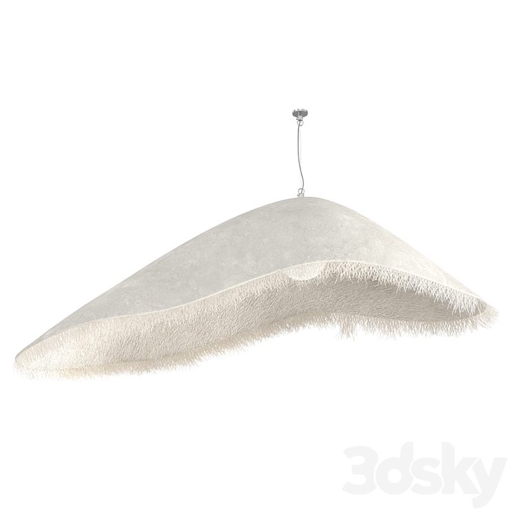 Karman fiberglass pendant lamp moby dick 3DS Max Model - thumbnail 1