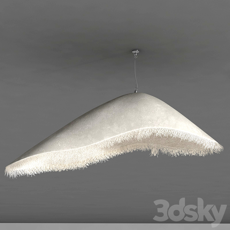 Karman fiberglass pendant lamp moby dick 3DS Max Model - thumbnail 2