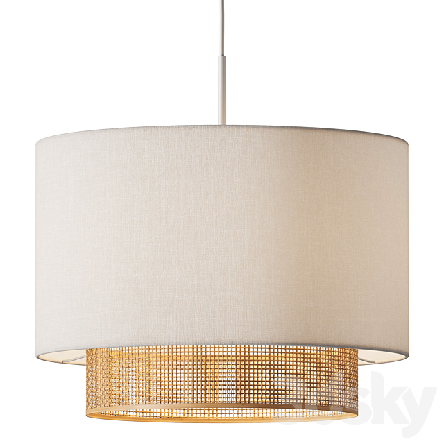 Kave Home Erna Pendant Lamp 3ds Max - thumbnail 1