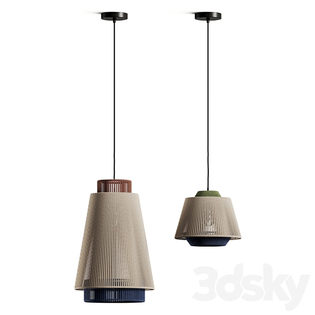 Kave Home Yuvia Pendant Lamps 3DS Max Model - thumbnail 3