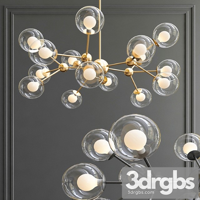 Kaver Shot Chandelier 3dsmax Download - thumbnail 1