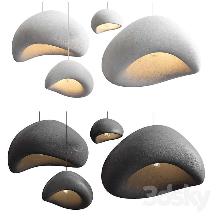 Khmara Pendant Lamp Collection 3DS Max Model - thumbnail 1