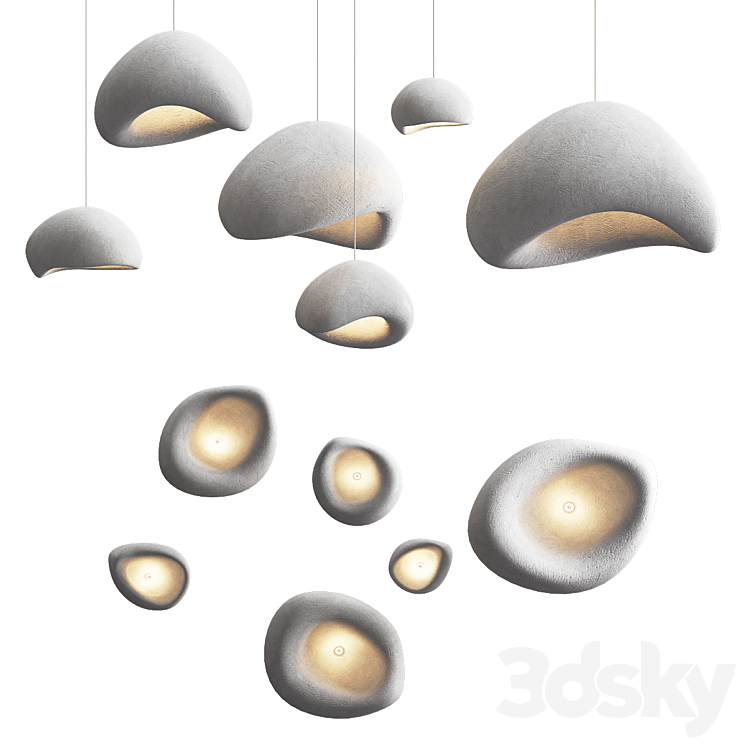 Khmara Pendant Lamp Collection 3DS Max Model - thumbnail 2