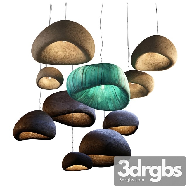 Khmara pendant lamp set 01 drcg - thumbnail 1