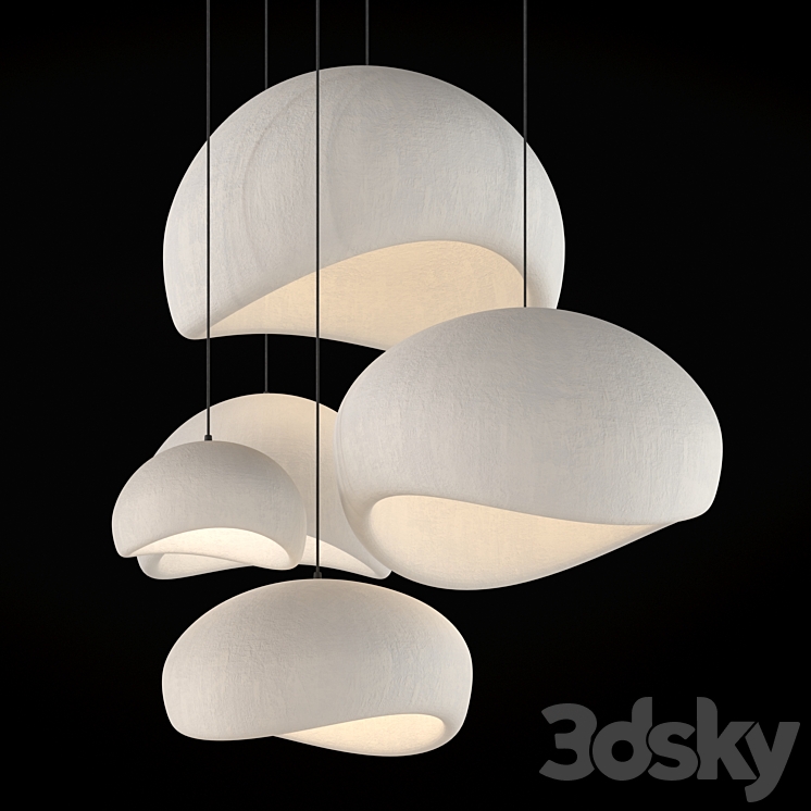 Khmara Pendant Light by Makhno 3DS Max Model - thumbnail 1