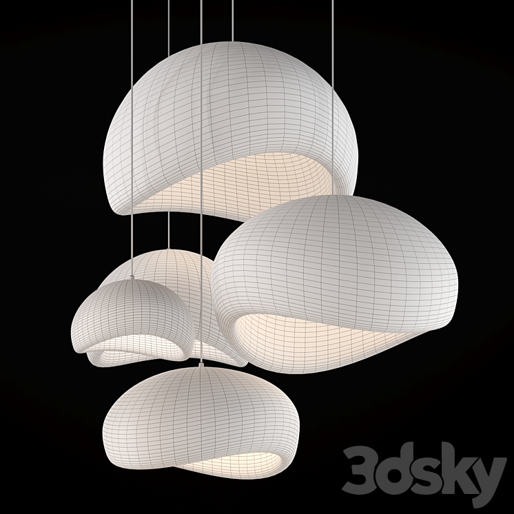 Khmara Pendant Light by Makhno 3DS Max Model - thumbnail 2