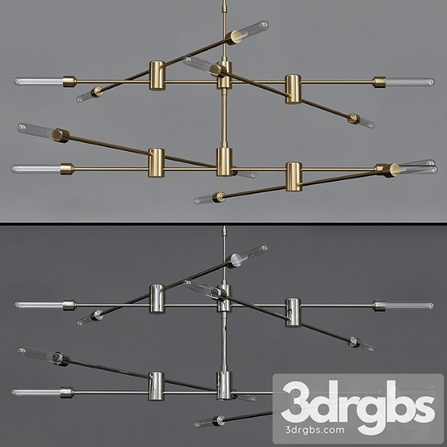 Kinetic chandelier collection 3dsmax Download - thumbnail 1