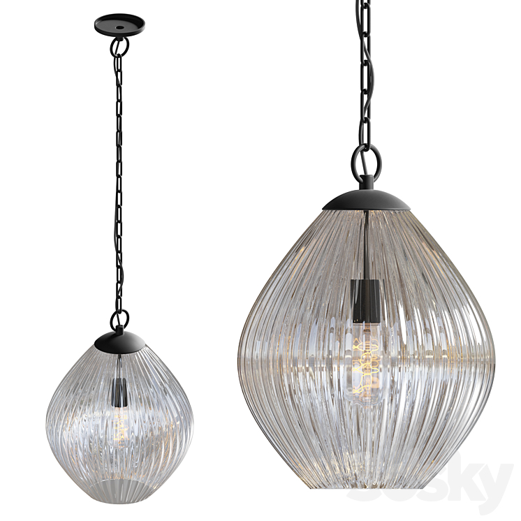 Kitchen pendant light 3DS Max Model - thumbnail 1