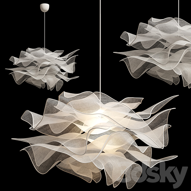 Krusning Pendant Lamp By Ikea 3ds Max - thumbnail 1