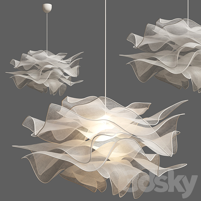 Krusning Pendant Lamp By Ikea 3ds Max - thumbnail 2