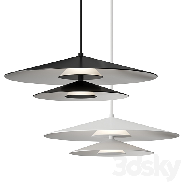 Kuzco Lighting Cruz Light LED Pendant Lamp 3ds Max - thumbnail 1