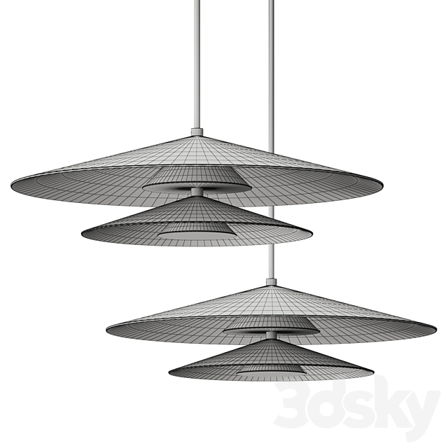 Kuzco Lighting Cruz Light LED Pendant Lamp 3ds Max - thumbnail 2