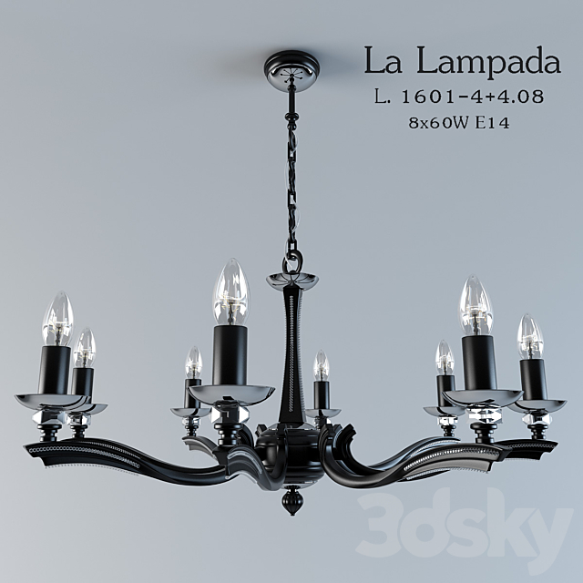 La Lampada L. 1601-4 + 4.8 3ds Max - thumbnail 1