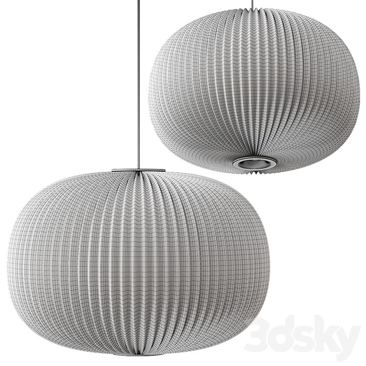 Lamella 1 by Le Klint Pendant Lamp 3DS Max Model - thumbnail 2