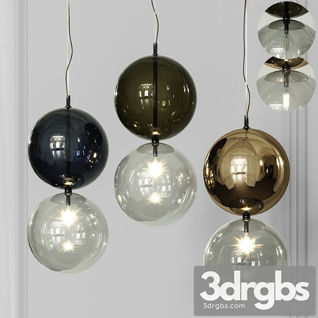 Lamp ceiling suspended cattelan italia apollo 2 3dsmax Download - thumbnail 1