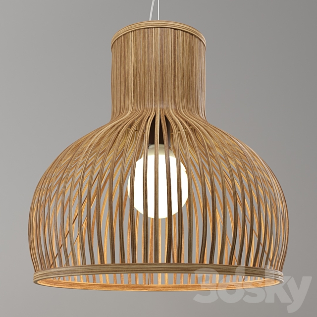 Lamp from a bamboo (Odeon light Alamo) 3DSMax File - thumbnail 1