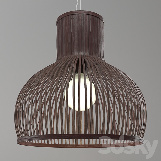 Lamp from a bamboo (Odeon light Alamo) 3DSMax File - thumbnail 2