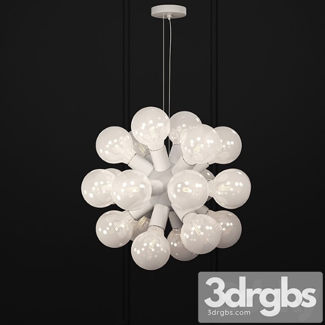 Lamp ideal lux dea sp20 bianco dea 3dsmax Download - thumbnail 1