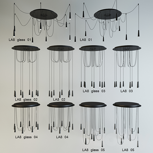 Lamp Morosini Santral LA8 3DSMax File - thumbnail 3