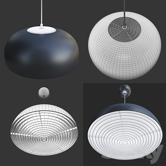 Lamp Nimone Ikea 2018 _ Chandelier Nimone Ikea 3DSMax File - thumbnail 3