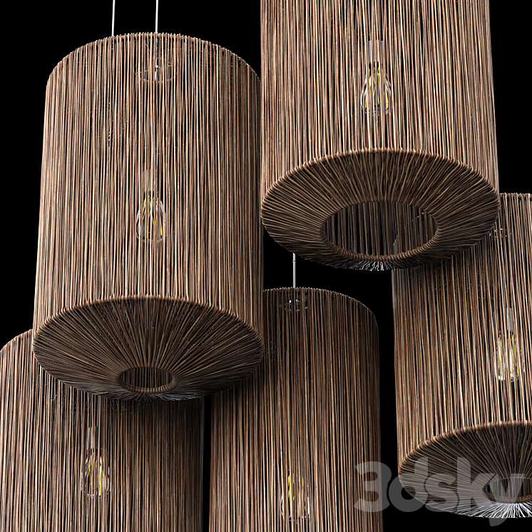 Lamp ratten barrell n12 3DS Max Model - thumbnail 2