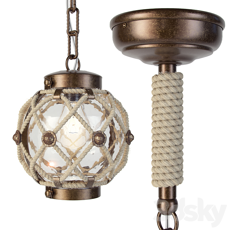 Lamp ropes 3DS Max Model - thumbnail 2