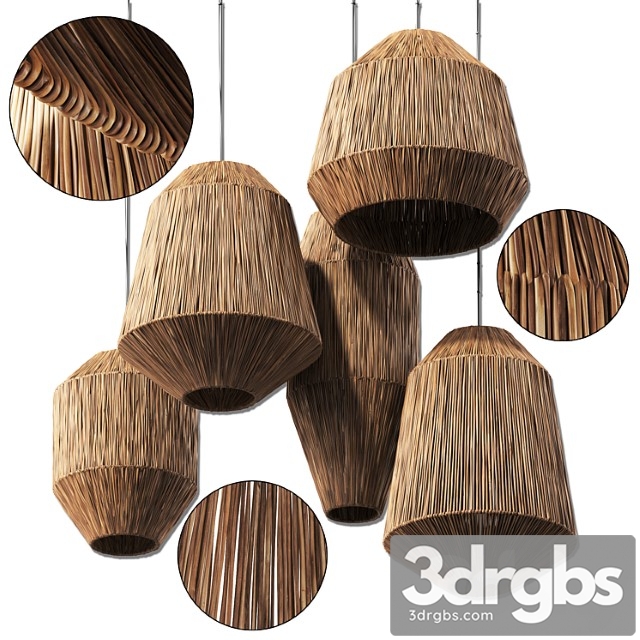 Lamp Wicker N25 3dsmax Download - thumbnail 1