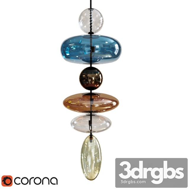 Lampada sospensione baban cattelan italia 3dsmax Download - thumbnail 1