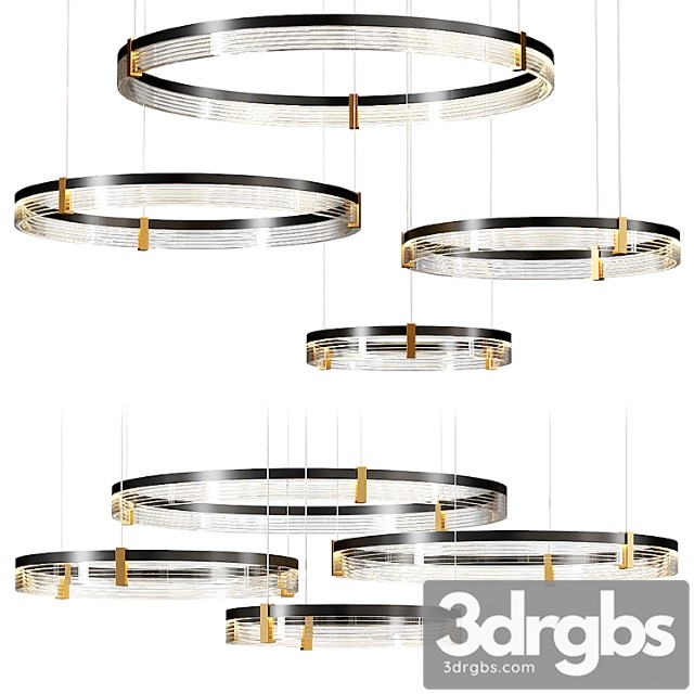 Lampatron Almer Combo Pendant Light 3dsmax Download - thumbnail 1