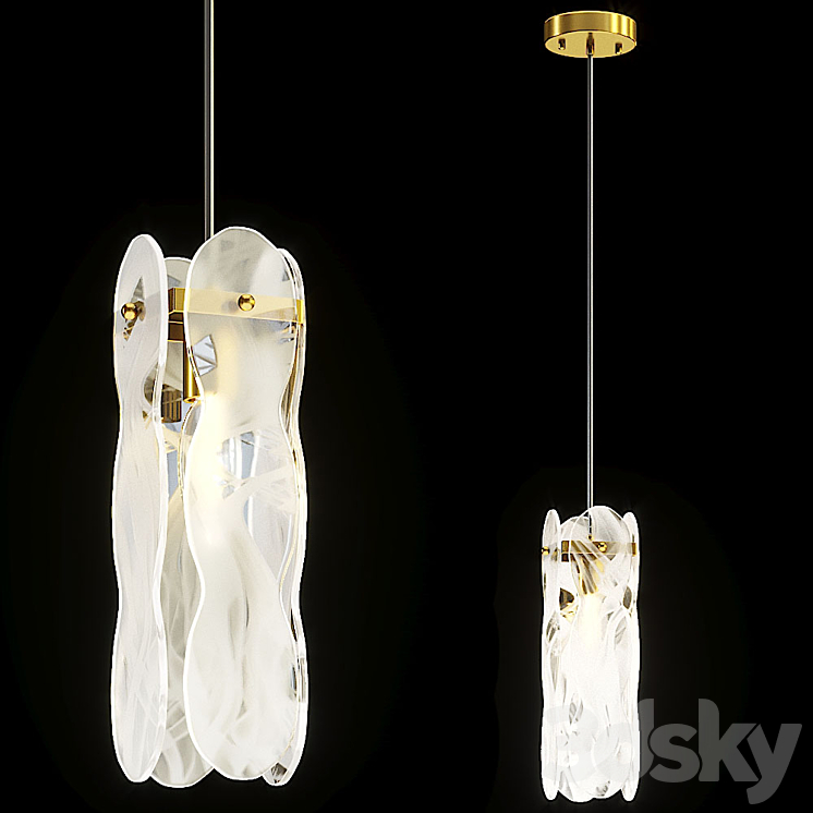 Lampatron Belinda pendant lamp 3DS Max Model - thumbnail 2