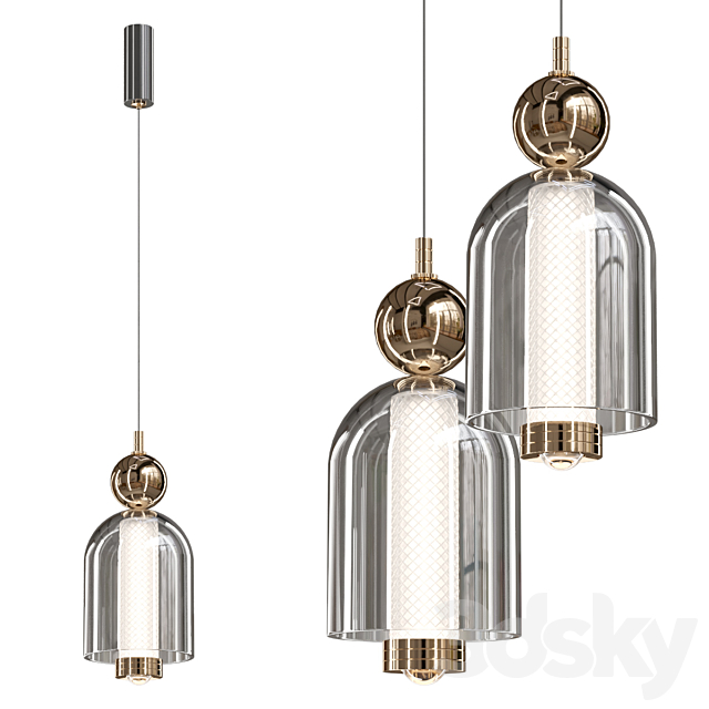 Lampatron ERNES pendant light 3ds Max - thumbnail 1