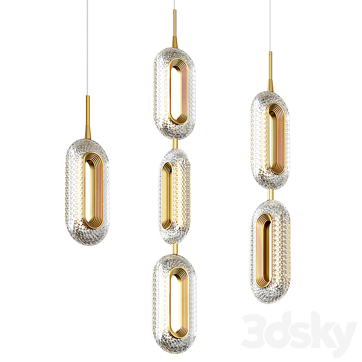 Lampatron KEZIA B pendant light 3DS Max Model - thumbnail 1