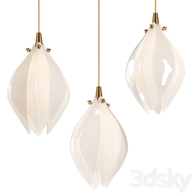 Lampatron LEA pendant light 3DS Max Model - thumbnail 1